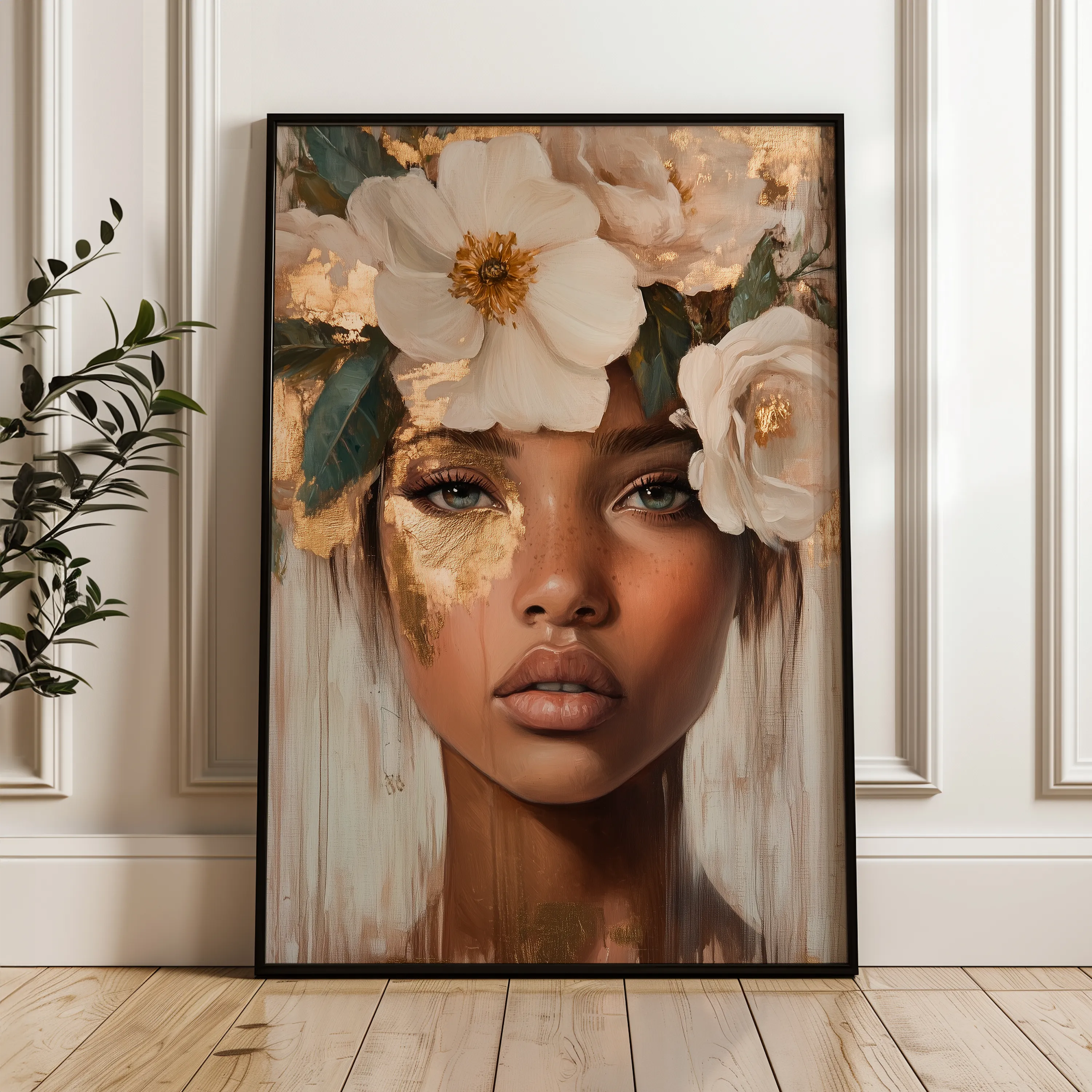 Portrait Canvas Wall Art WAD219-P 90 x 60 cm / Stretched on hidden frame