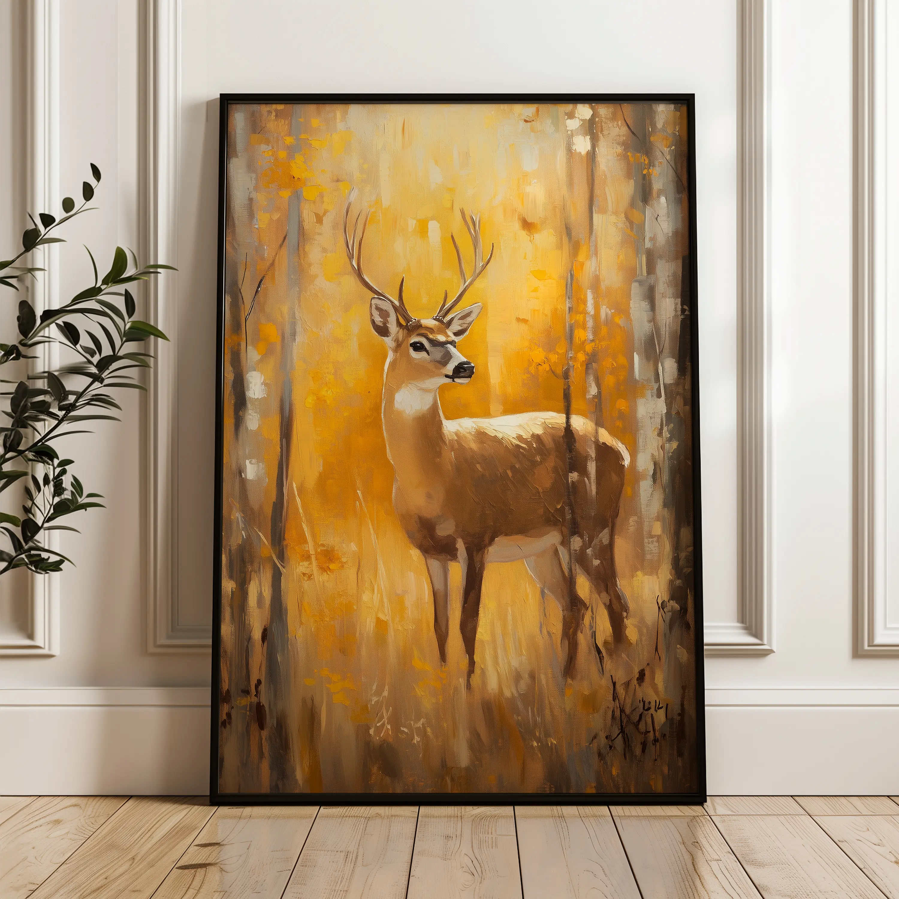 Animals Canvas Wall Art WAD220-AN 90 x 60 cm / Stretched on hidden frame