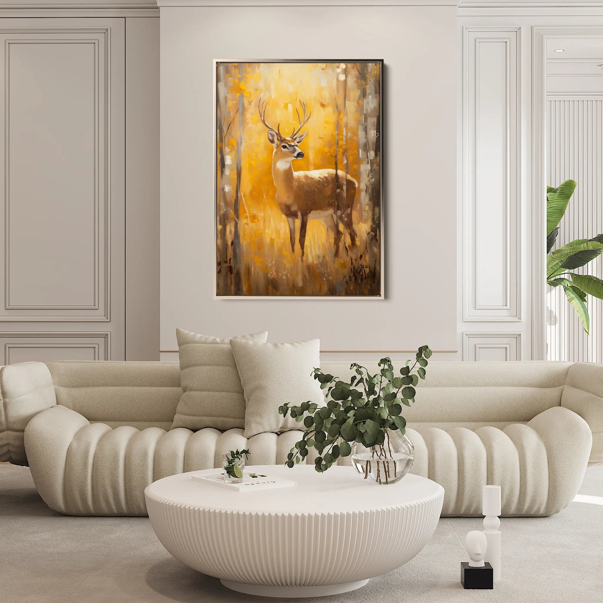 Animals Canvas Wall Art WAD220-AN 90 x 60 cm / Stretched on hidden frame