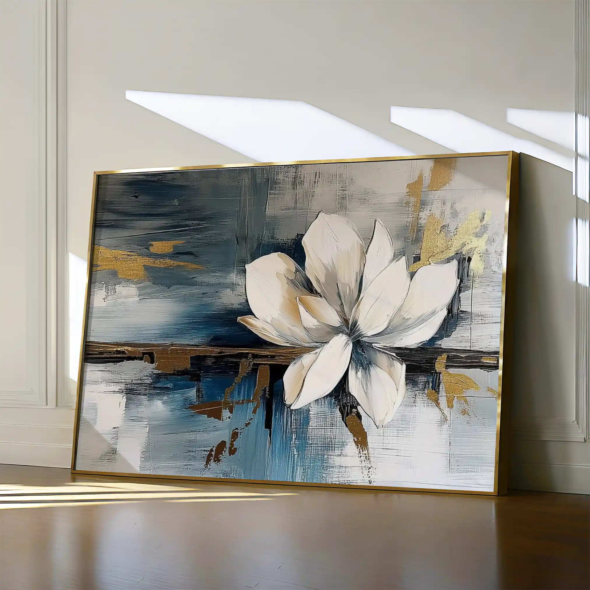 Floral Canvas Wall Art WAD220-F 90 x 60 cm / Stretched on hidden frame