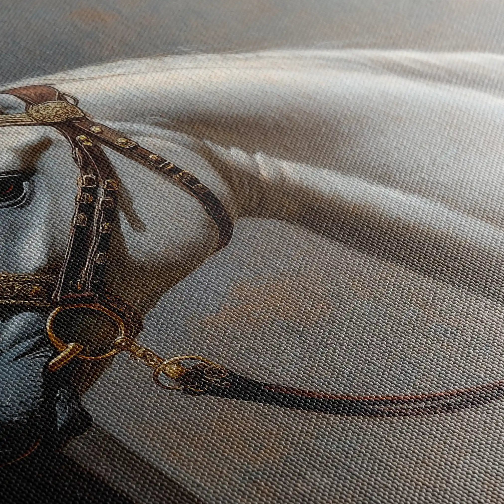 Horses 220 Canvas Art 90 x 60 cm / Stretched on hidden frame