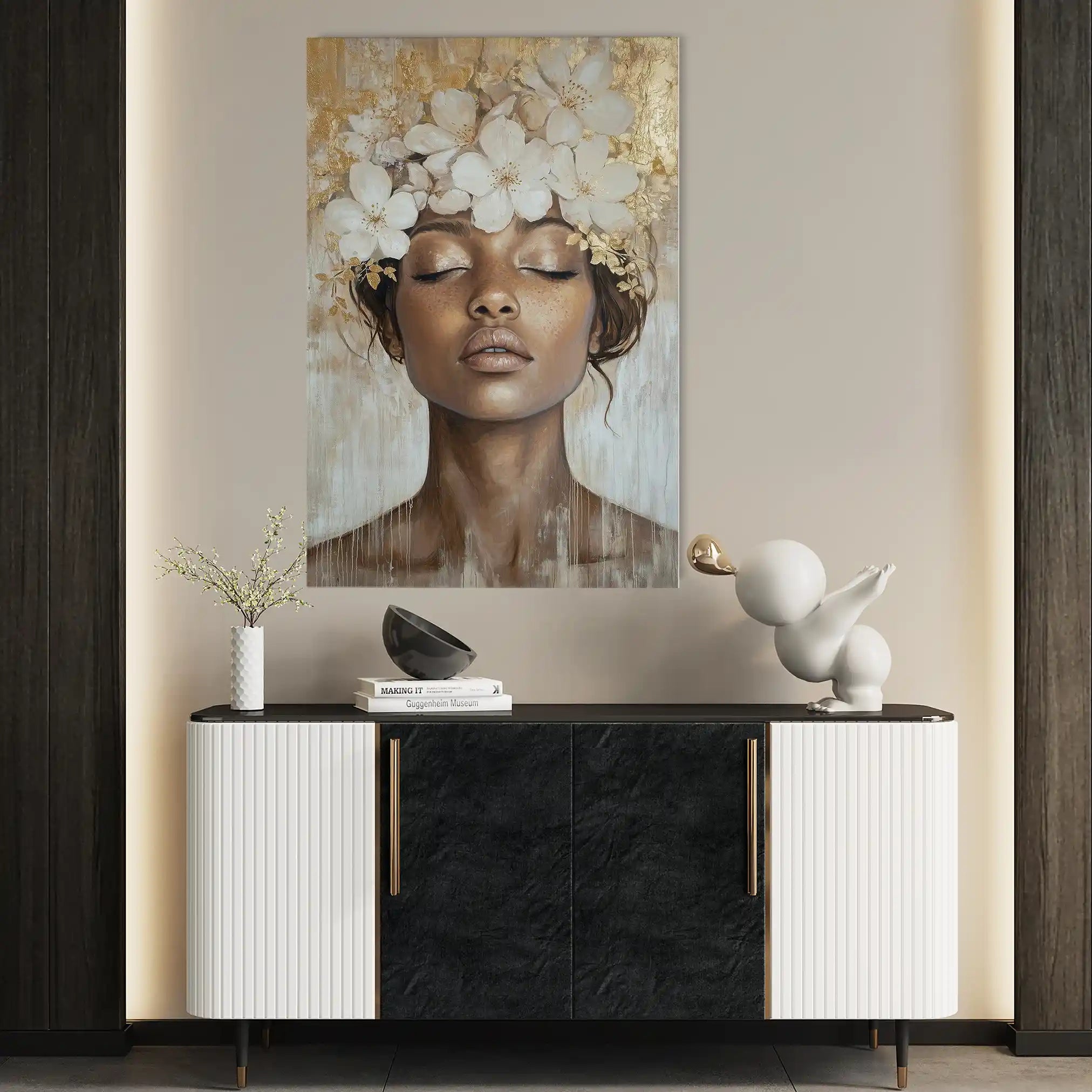 Portrait 220 Canvas Art 90 x 60 cm / Stretched on hidden frame