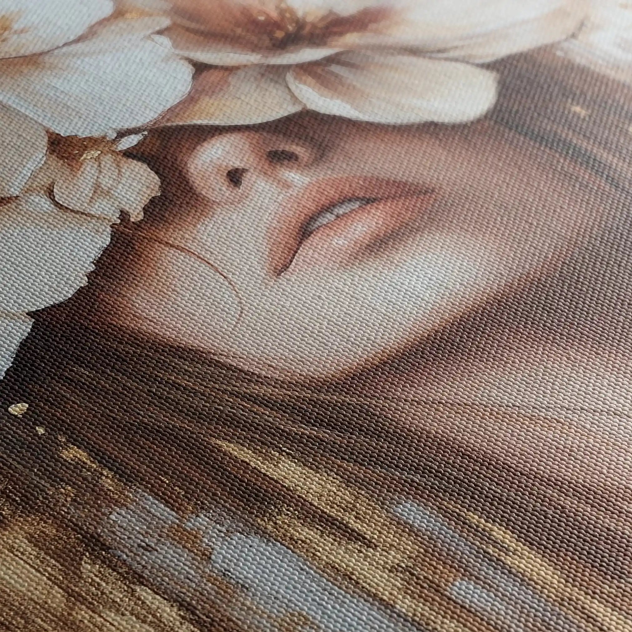 Portrait 221 Canvas Art 90 x 60 cm / Stretched on hidden frame