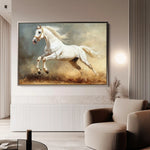Horses 222 Canvas Art 90 x 60 cm / Stretched on hidden frame