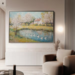 Landscape 222 Canvas Art 90 x 60 cm / Stretched on hidden frame