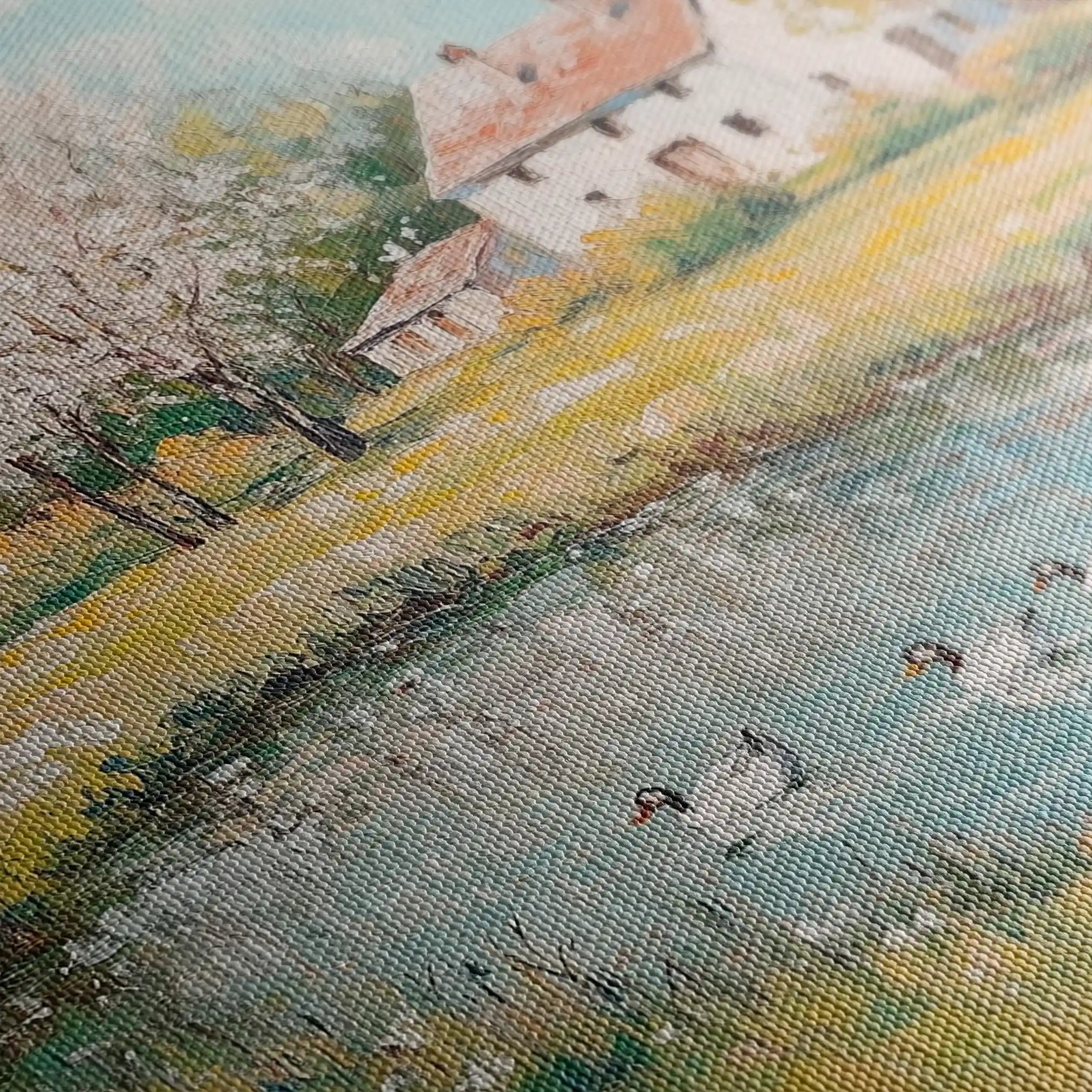 Landscape 222 Canvas Art 90 x 60 cm / Stretched on hidden frame