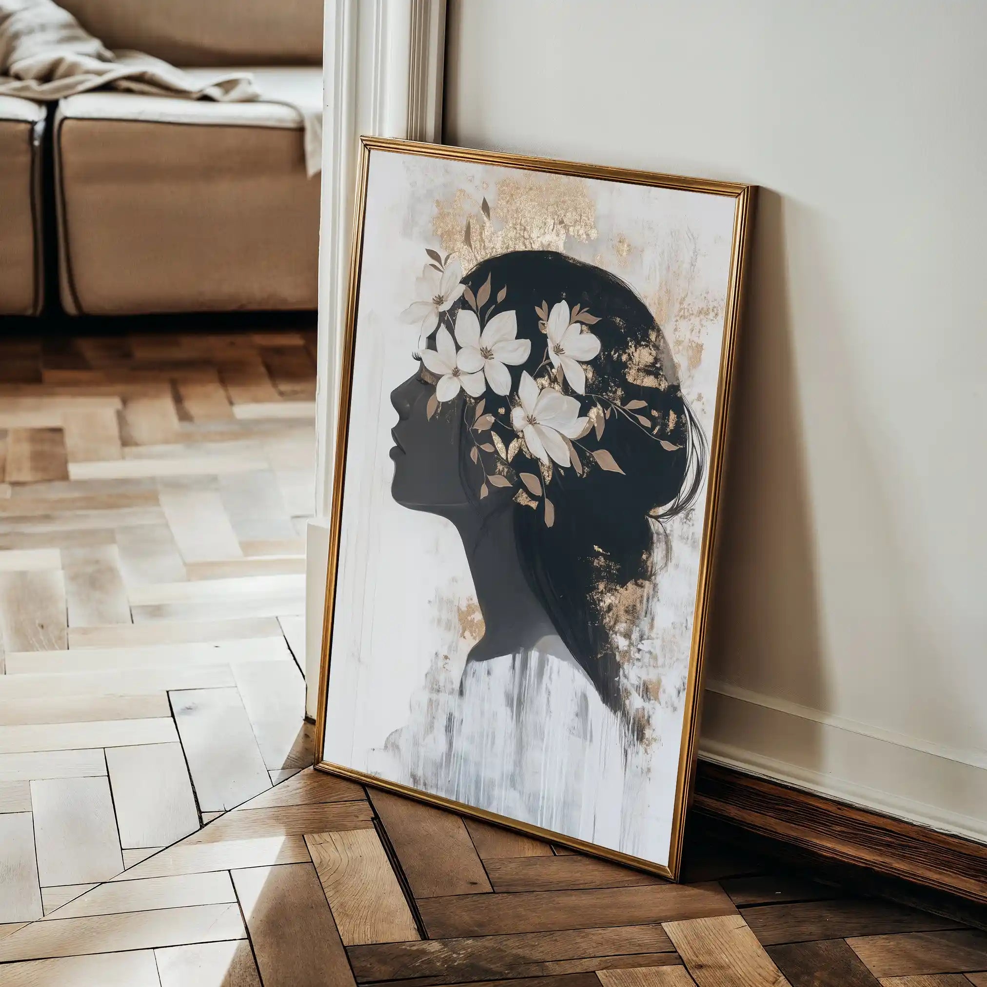 Portrait 222 Canvas Art 90 x 60 cm / Stretched on hidden frame