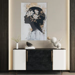 Portrait 222 Canvas Art 90 x 60 cm / Stretched on hidden frame