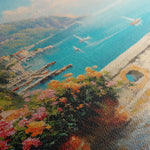 Landscape 223 Canvas Art 90 x 60 cm / Stretched on hidden frame