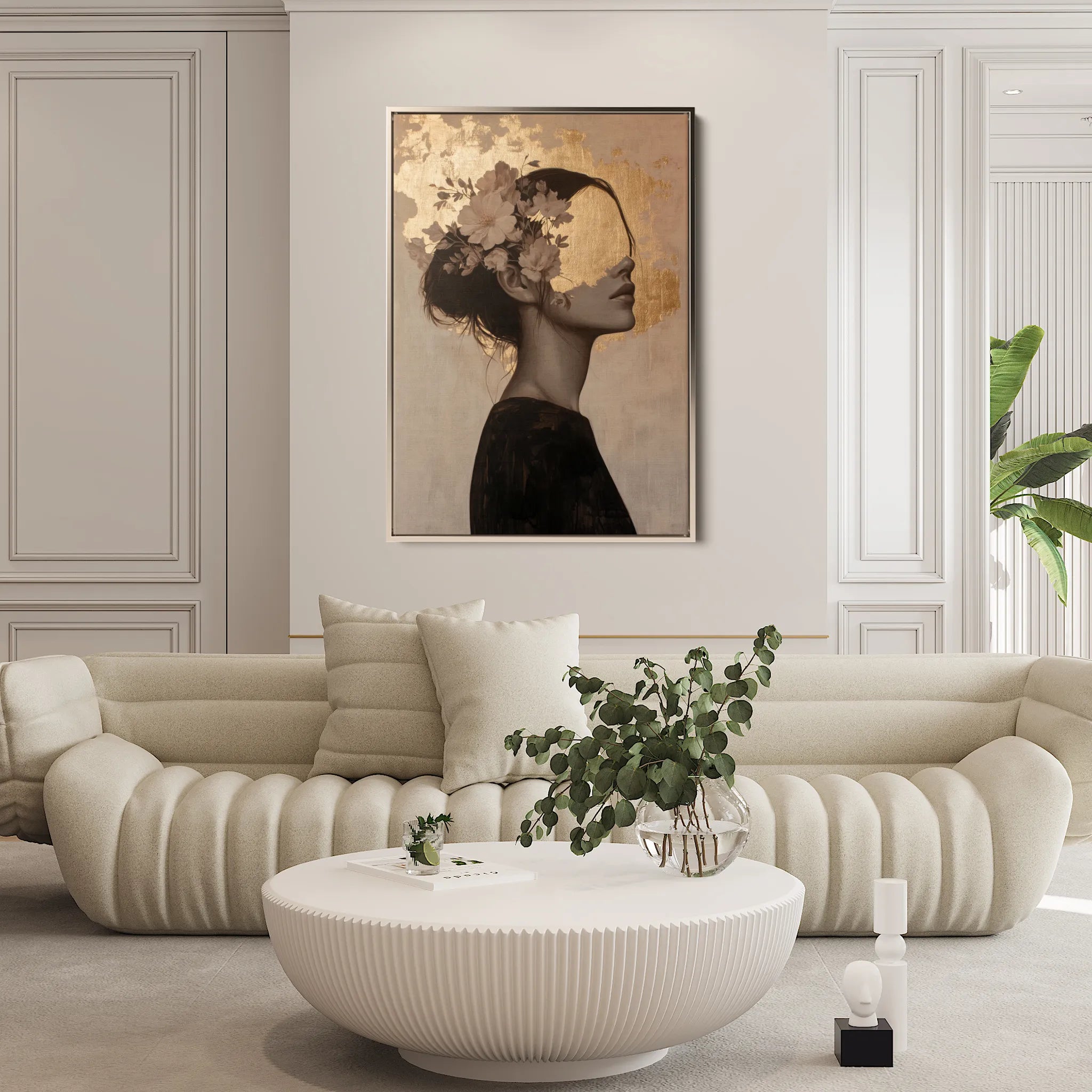 Portrait Canvas Wall Art WAD223-P 90 x 60 cm / Stretched on hidden frame