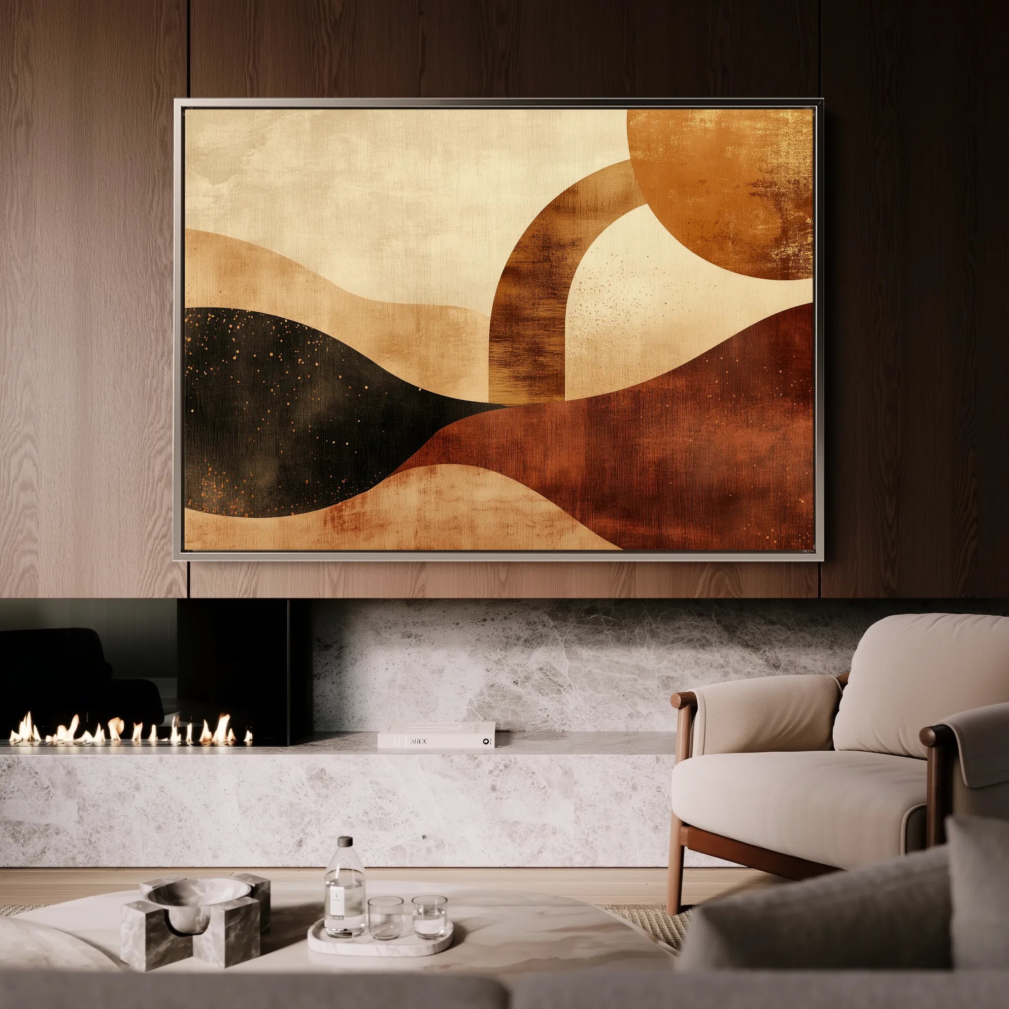 Boho Canvas Wall Art WAD224-BH 90 x 60 cm / Stretched on hidden frame