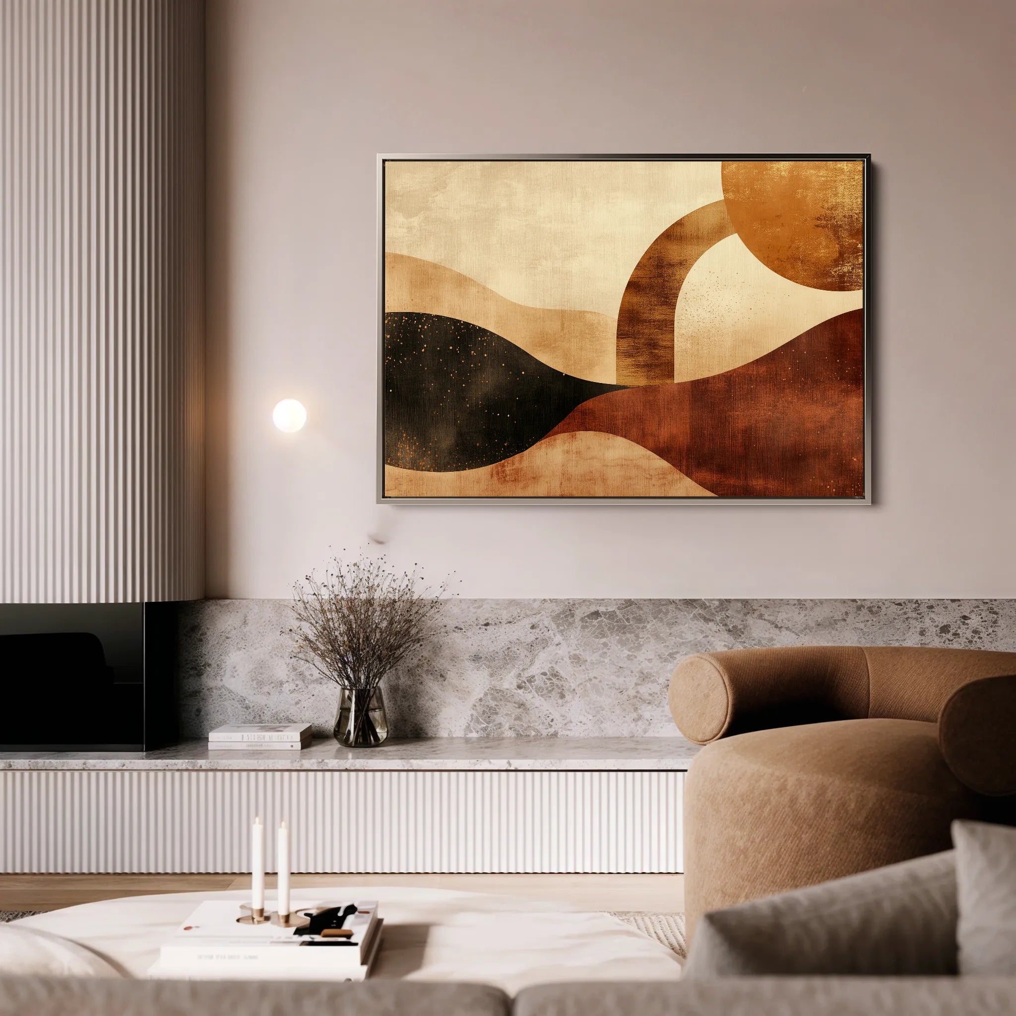 Boho Canvas Wall Art WAD224-BH 90 x 60 cm / Stretched on hidden frame