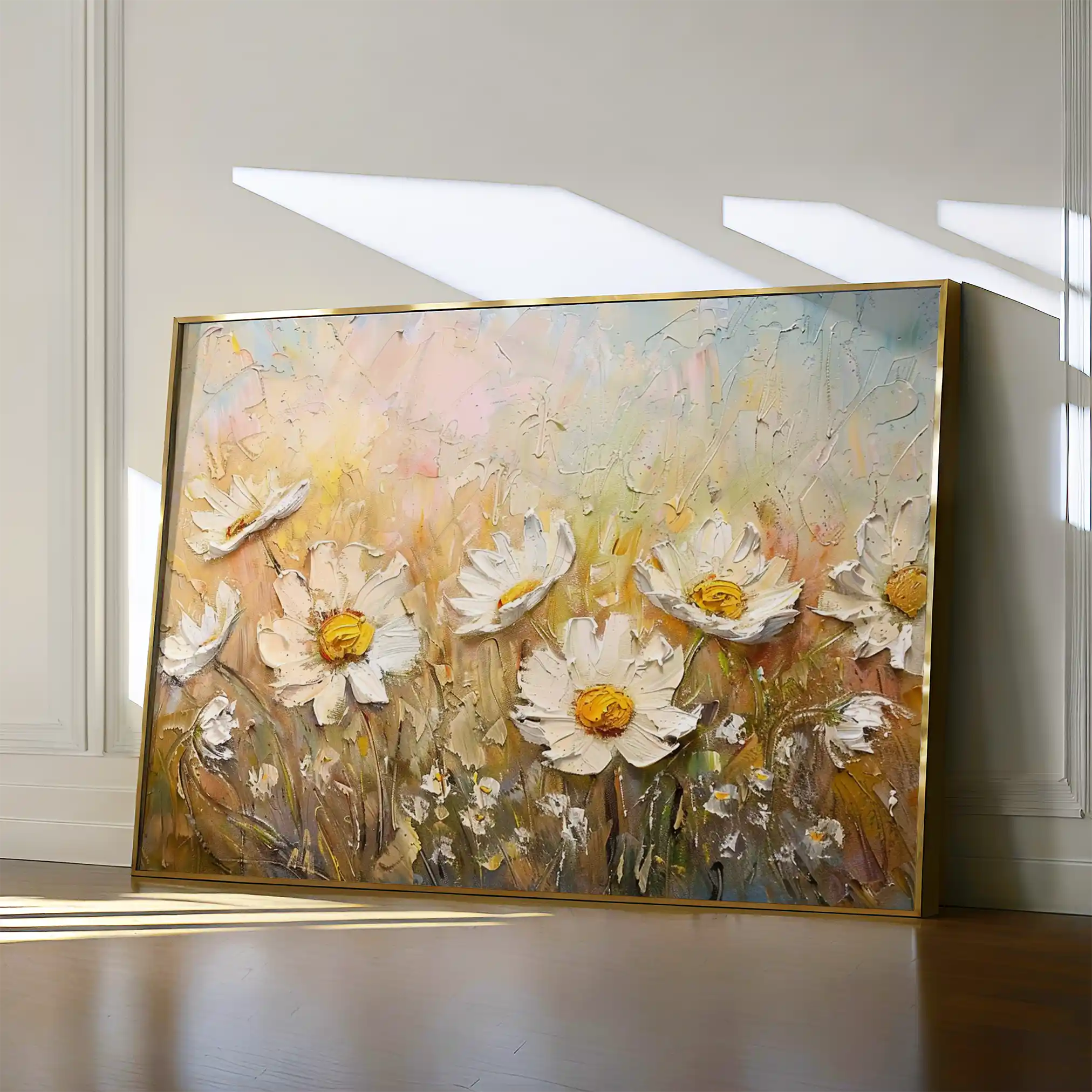 Floral Canvas Wall Art WAD224-F 90 x 60 cm / Stretched on hidden frame
