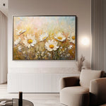 Floral Canvas Wall Art WAD224-F 90 x 60 cm / Stretched on hidden frame