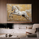 Horses 224 Canvas Art 90 x 60 cm / Stretched on hidden frame