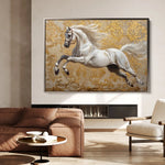 Horses 224 Canvas Art 90 x 60 cm / Stretched on hidden frame
