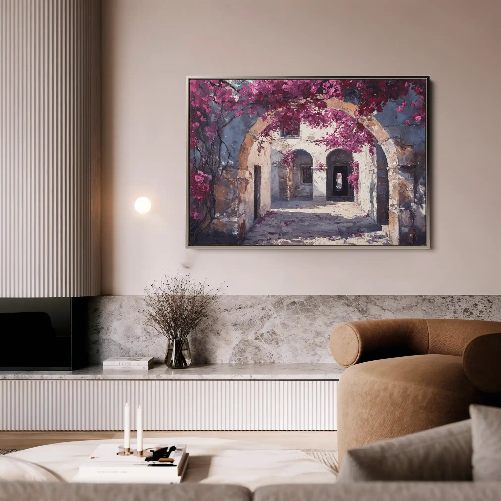 Landscape 224 Canvas Art 90 x 60 cm / Stretched on hidden frame