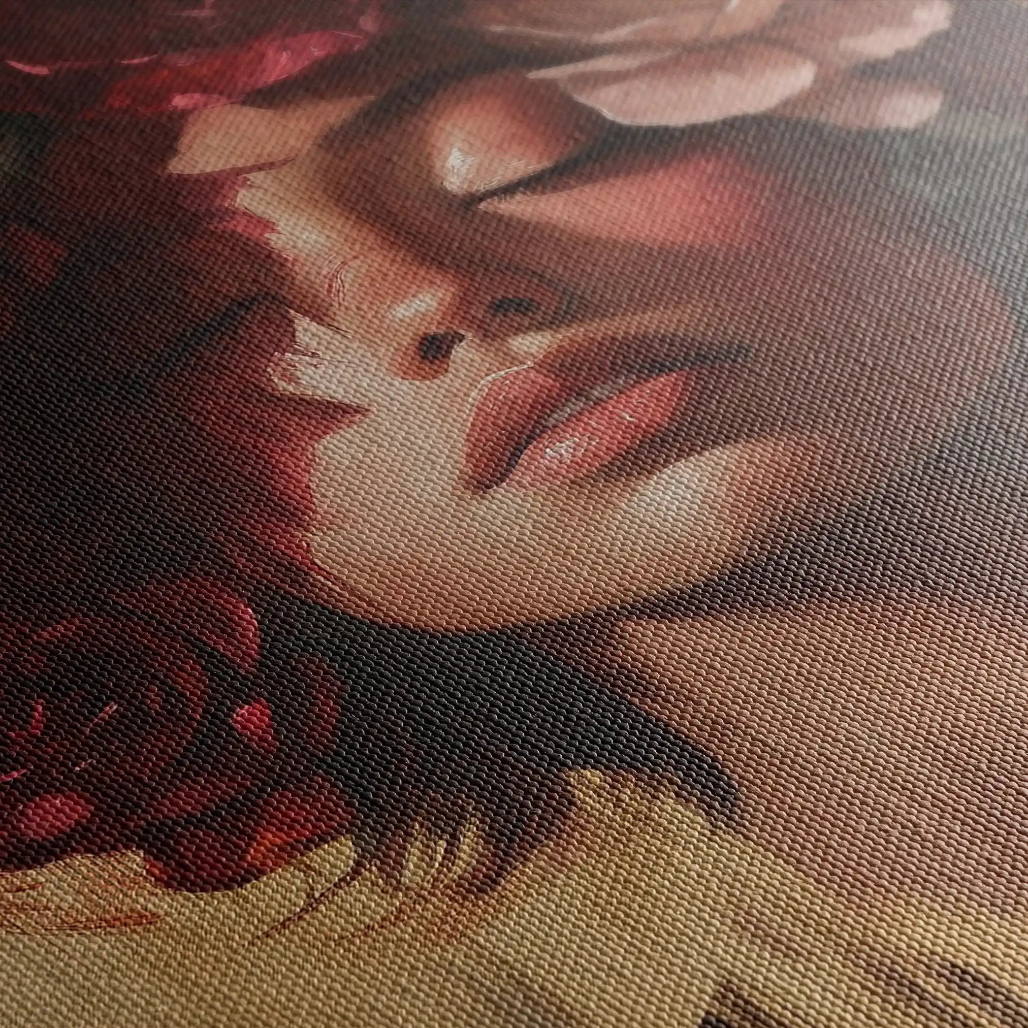 Portrait 224 Canvas Art 90 x 60 cm / Stretched on hidden frame