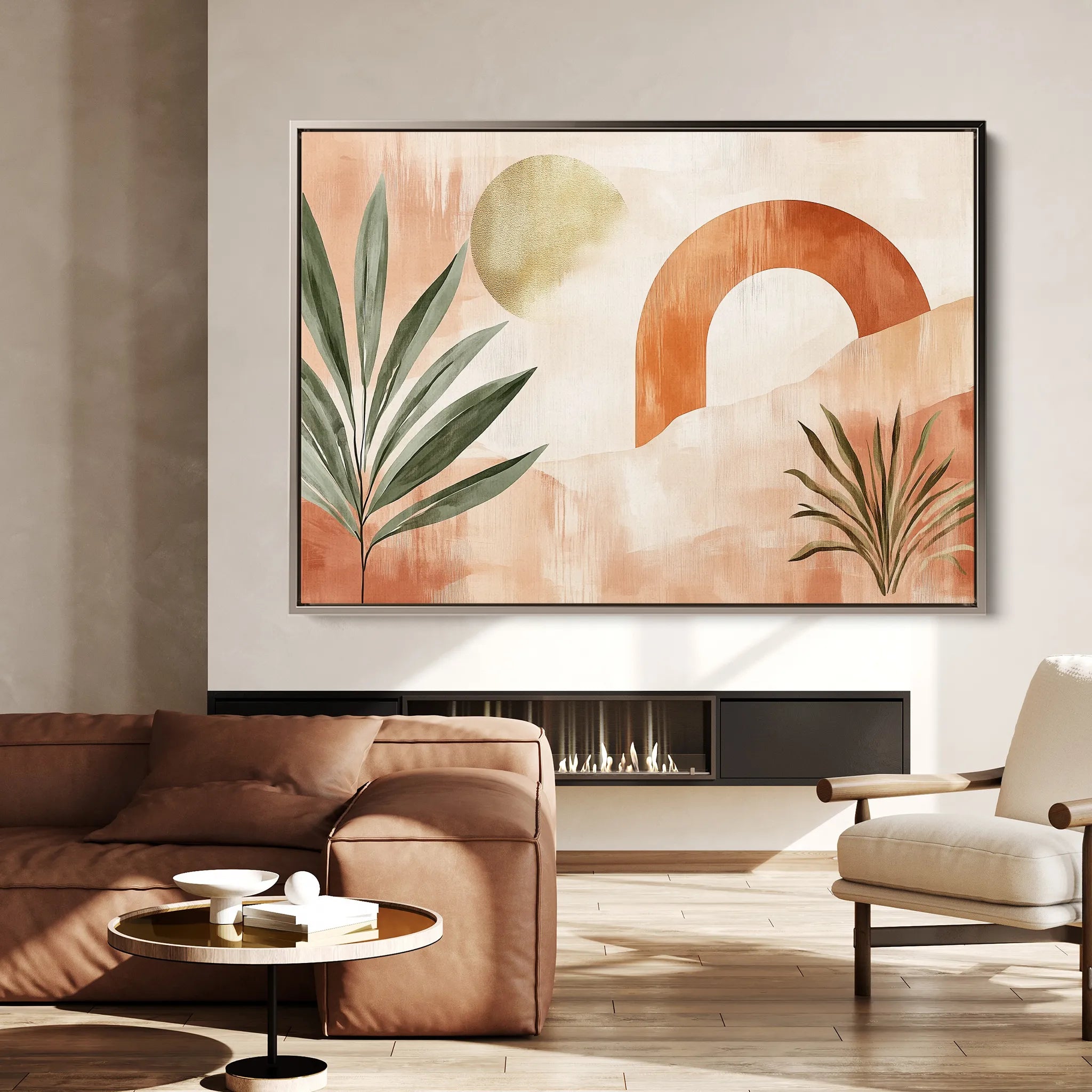 Boho Canvas Wall Art WAD225-BH 90 x 60 cm / Stretched on hidden frame