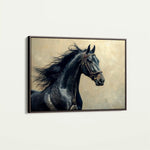 Horses 225 Canvas Art 90 x 60 cm / Stretched on hidden frame