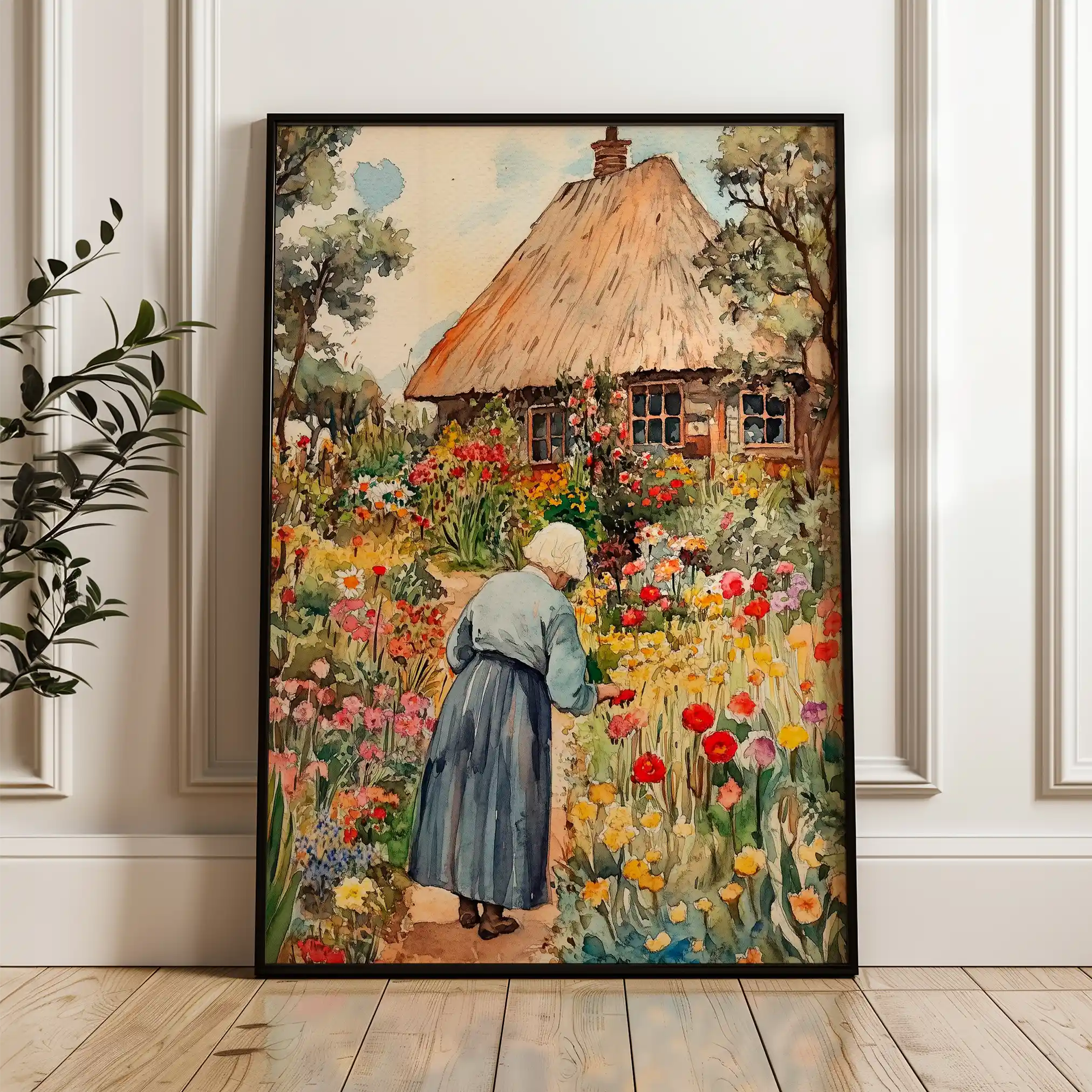 Landscape 225 Canvas Art 90 x 60 cm / Stretched on hidden frame