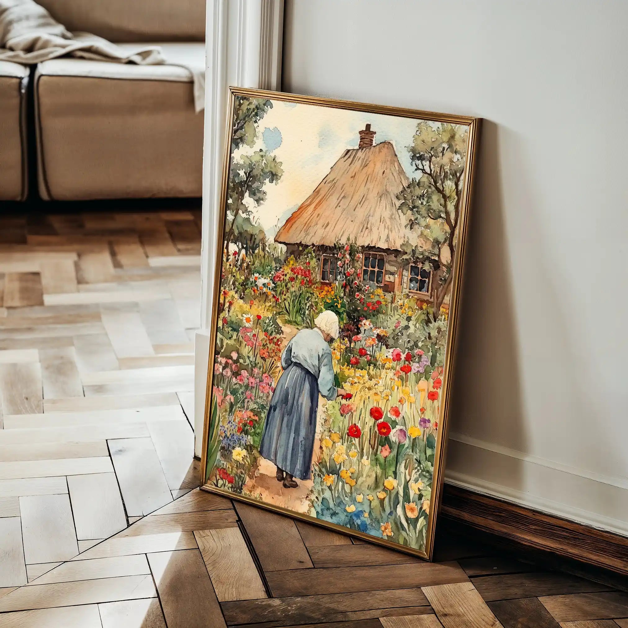 Landscape 225 Canvas Art 90 x 60 cm / Stretched on hidden frame