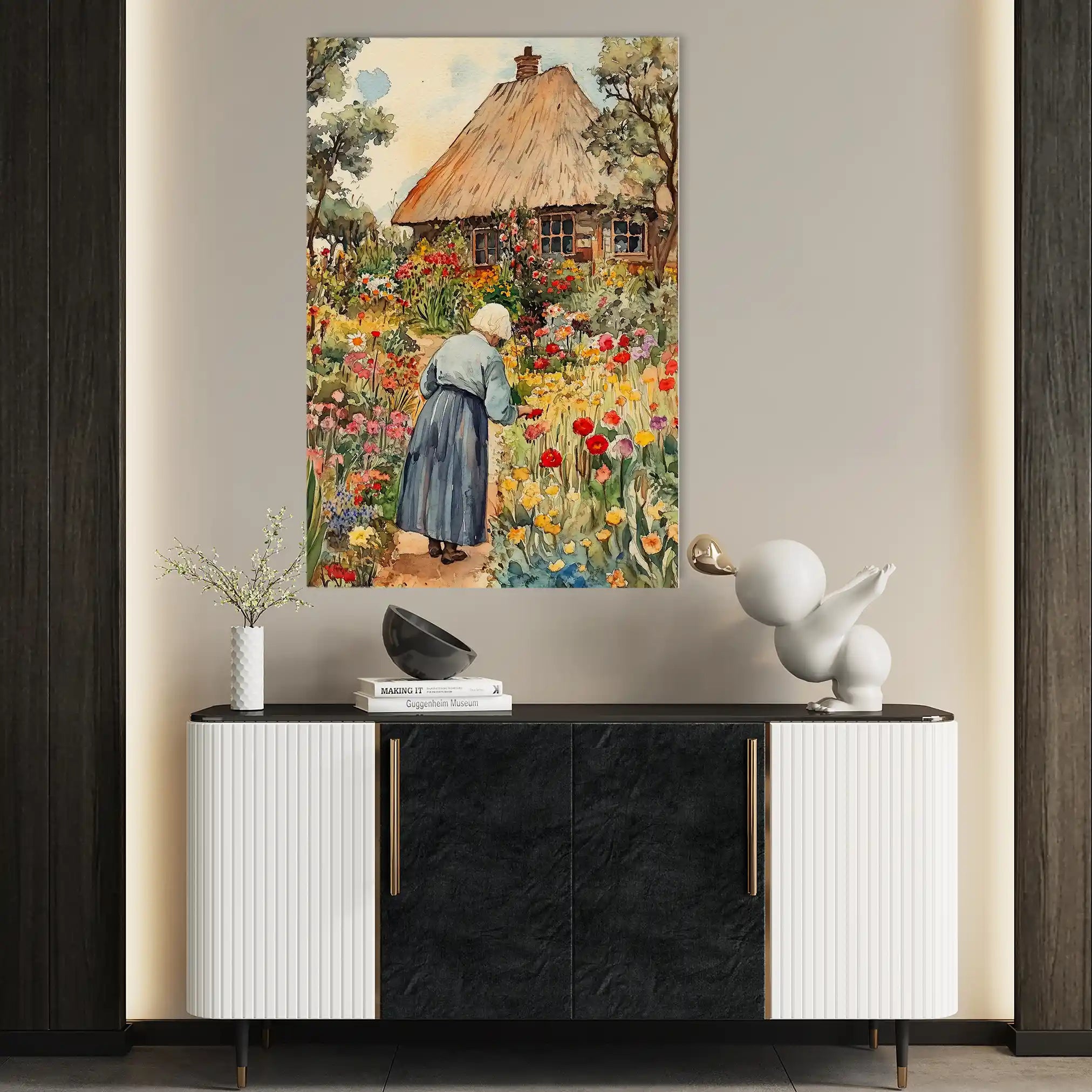 Landscape 225 Canvas Art 90 x 60 cm / Stretched on hidden frame