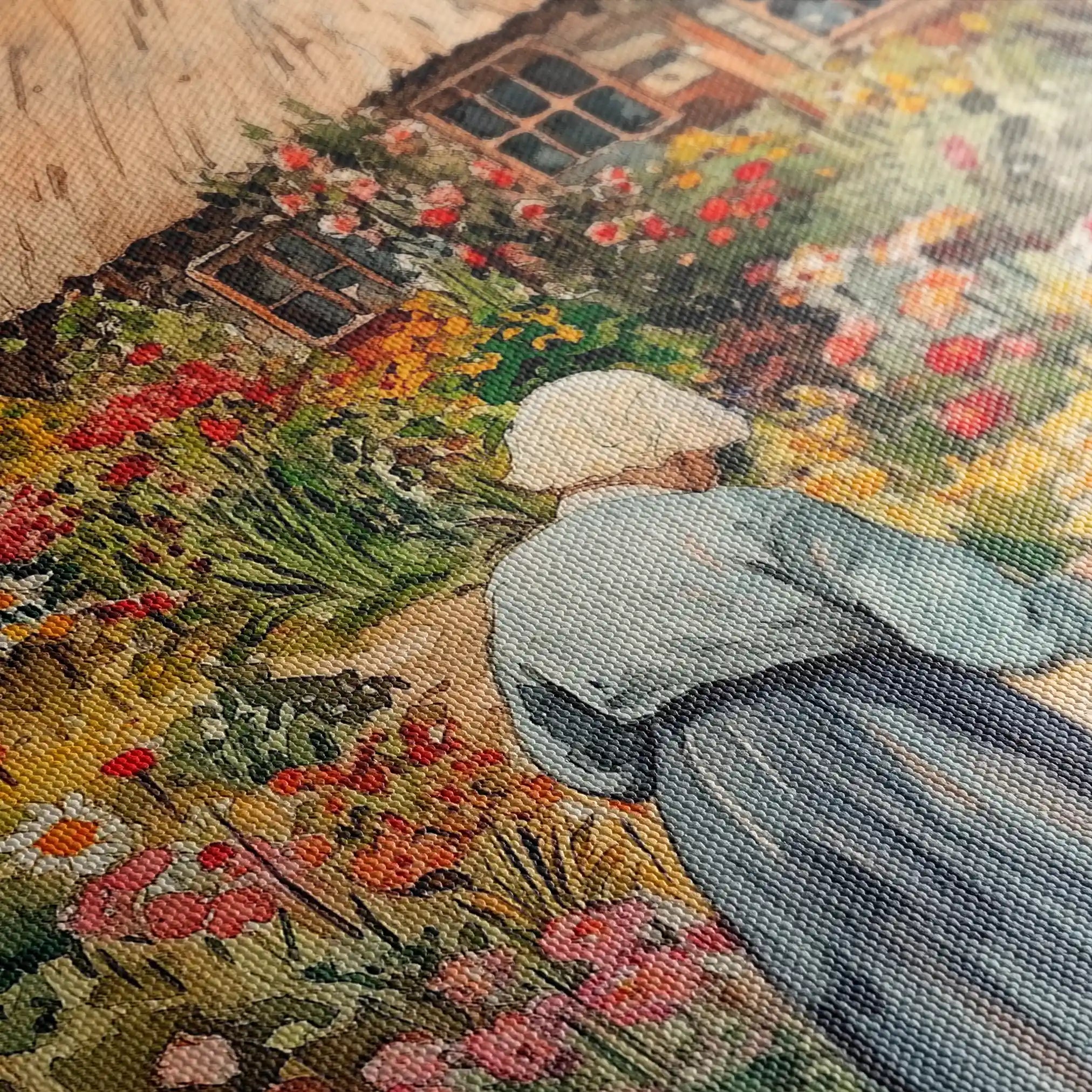 Landscape 225 Canvas Art 90 x 60 cm / Stretched on hidden frame