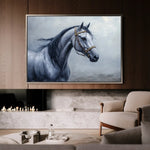 Horses 226 Canvas Art 90 x 60 cm / Stretched on hidden frame