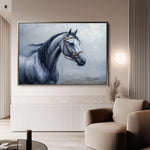 Horses 226 Canvas Art 90 x 60 cm / Stretched on hidden frame