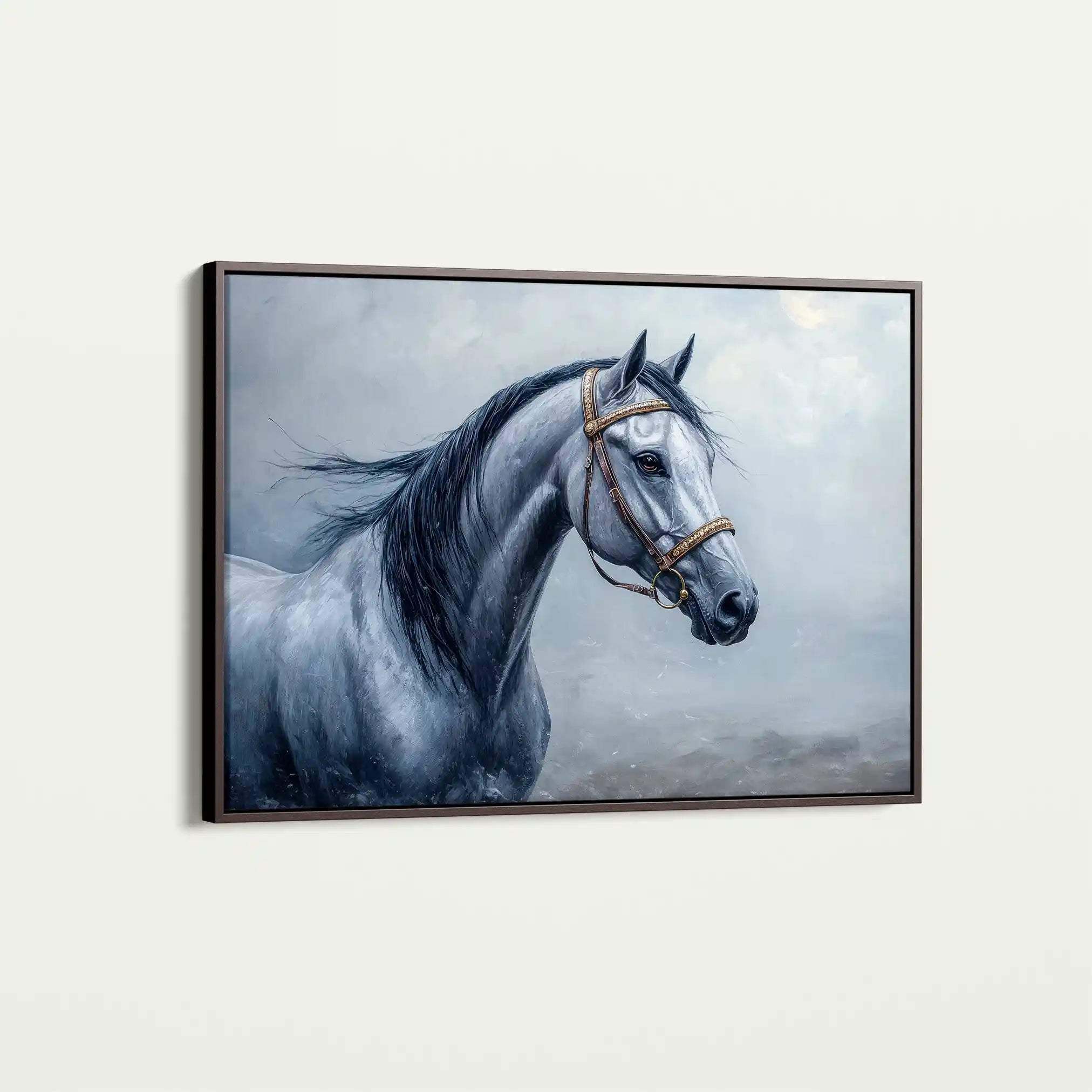 Horses 226 Canvas Art 90 x 60 cm / Stretched on hidden frame
