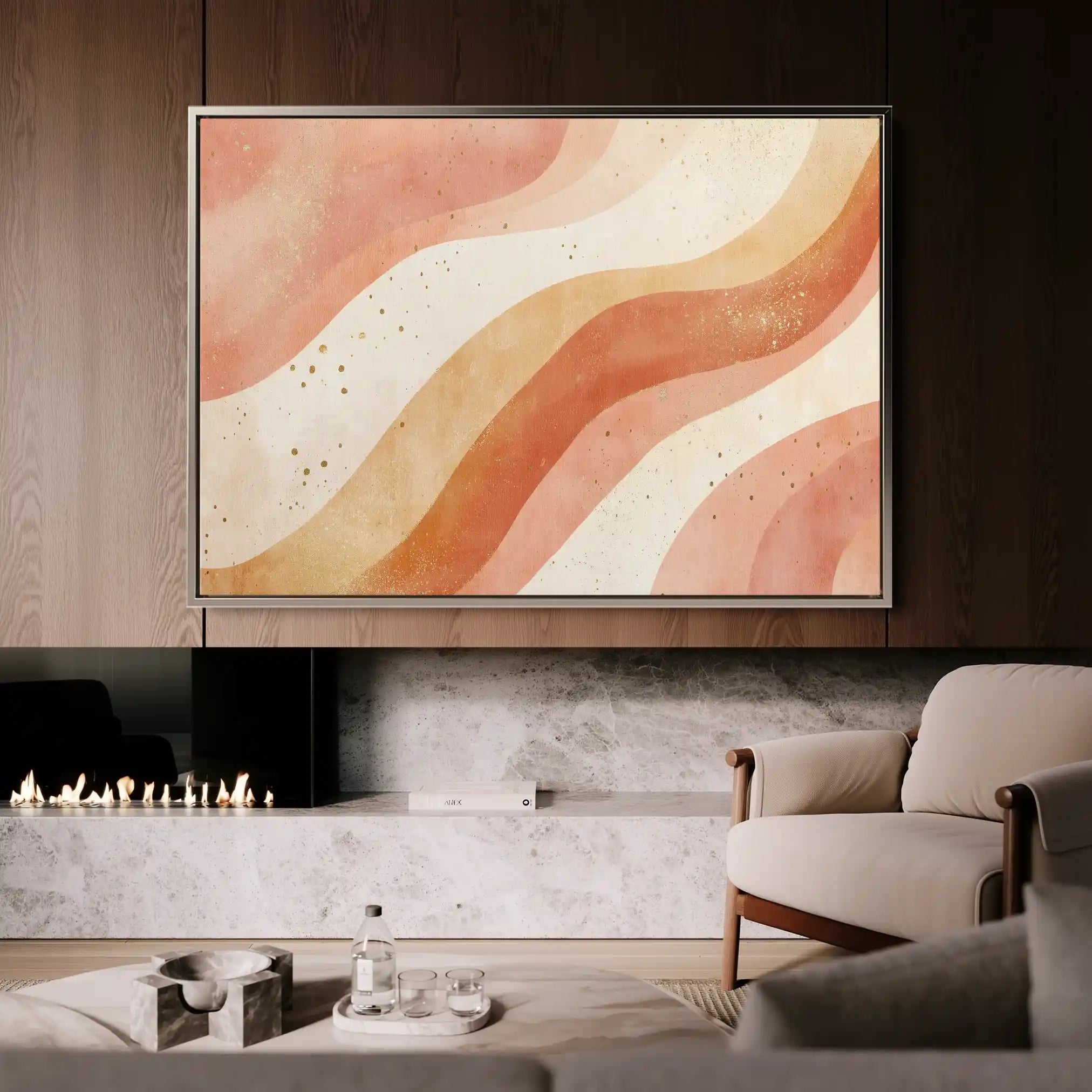 Boho 227 Canvas Art 90 x 60 cm / Stretched on hidden frame