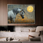Horses 227 Canvas Art 90 x 60 cm / Stretched on hidden frame