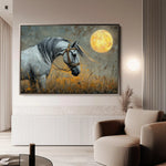 Horses 227 Canvas Art 90 x 60 cm / Stretched on hidden frame