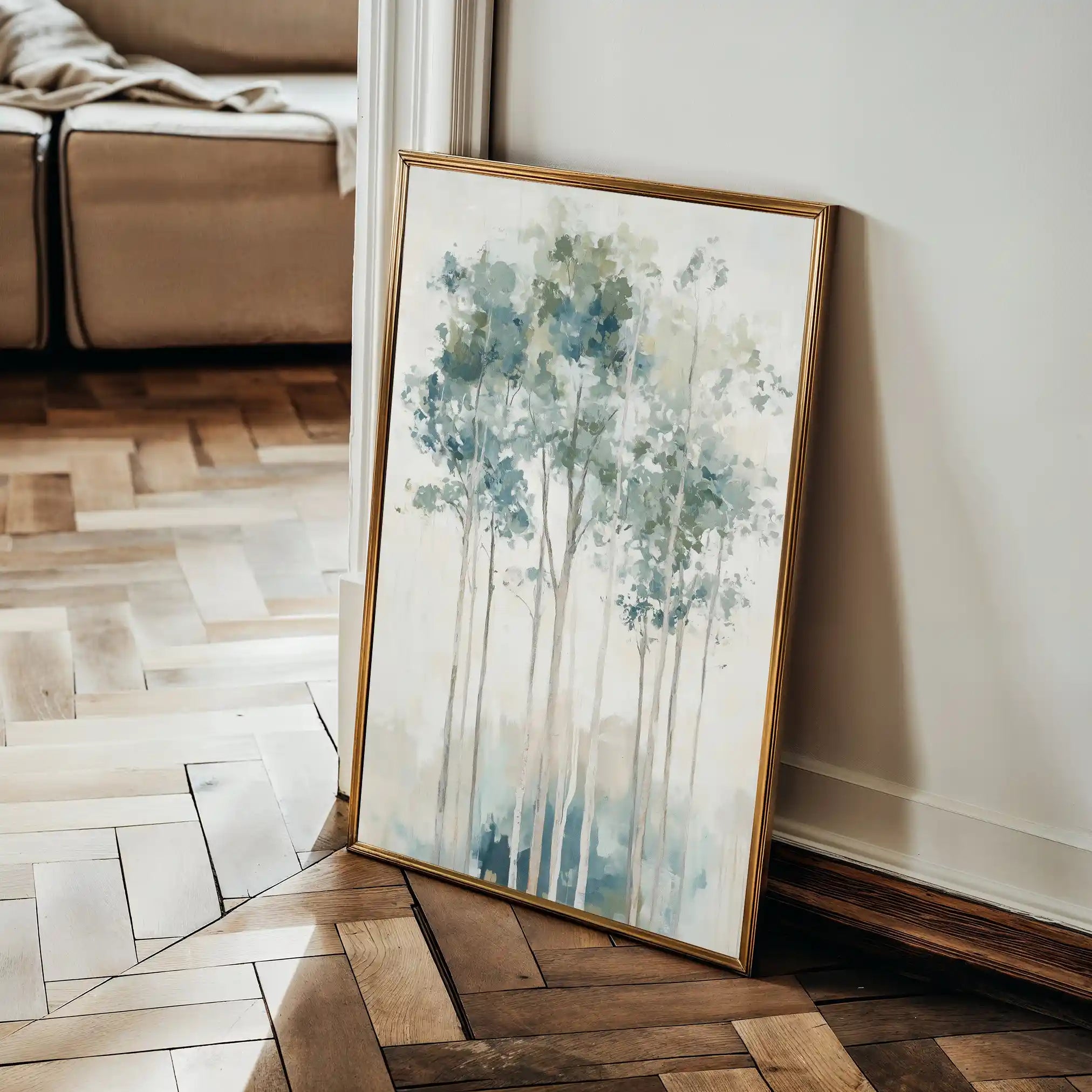 Landscape 227 Canvas Art 90 x 60 cm / Stretched on hidden frame