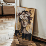 Portrait 227 Canvas Art 90 x 60 cm / Stretched on hidden frame