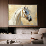 Horses 228 Canvas Art 90 x 60 cm / Stretched on hidden frame