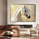 Horses 228 Canvas Art 90 x 60 cm / Stretched on hidden frame