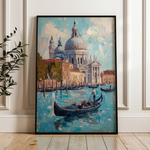 Landscape 228 Canvas Art 90 x 60 cm / Stretched on hidden frame