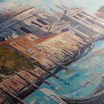 Landscape 228 Canvas Art 90 x 60 cm / Stretched on hidden frame