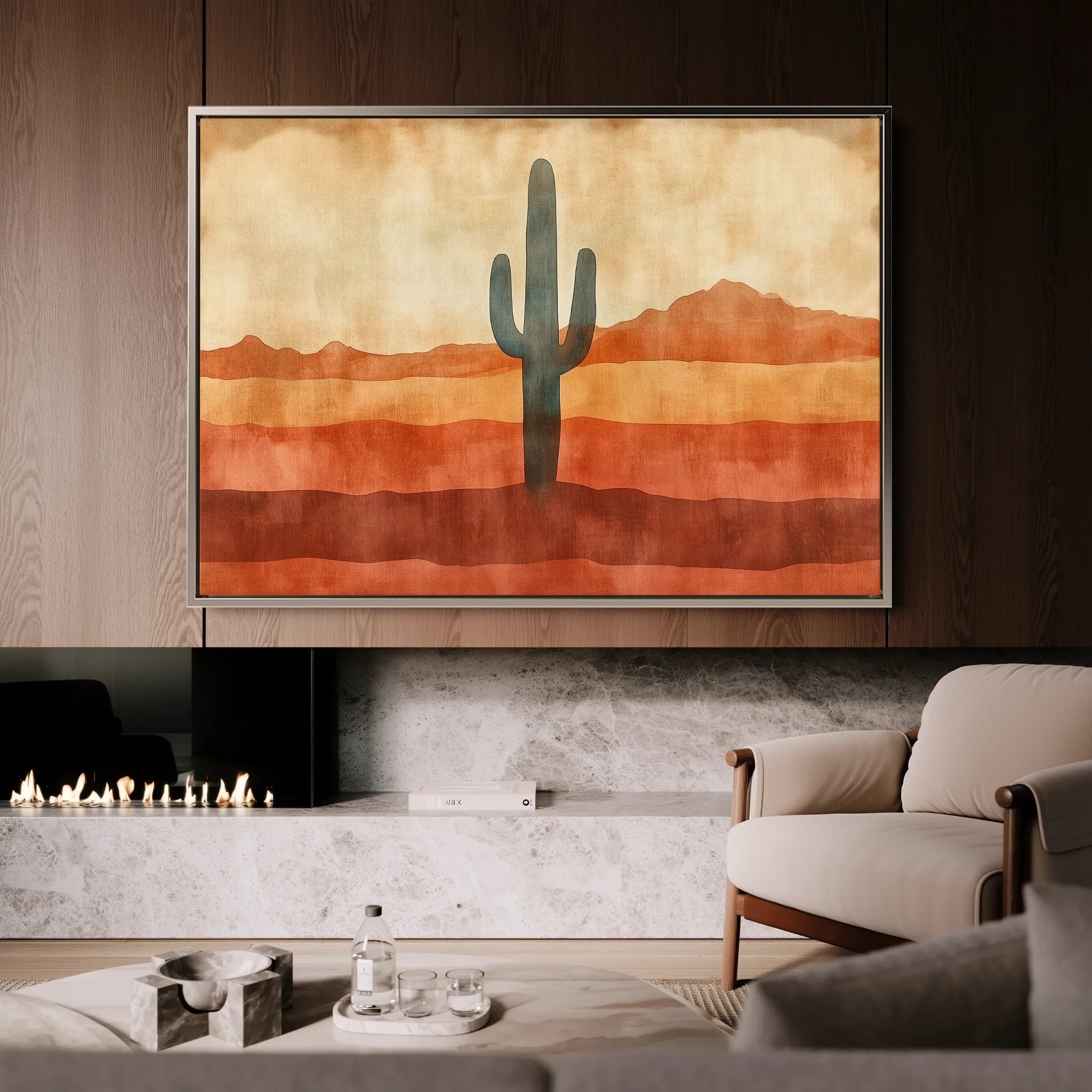 Boho Canvas Wall Art WAD229-BH 90 x 60 cm / Stretched on hidden frame