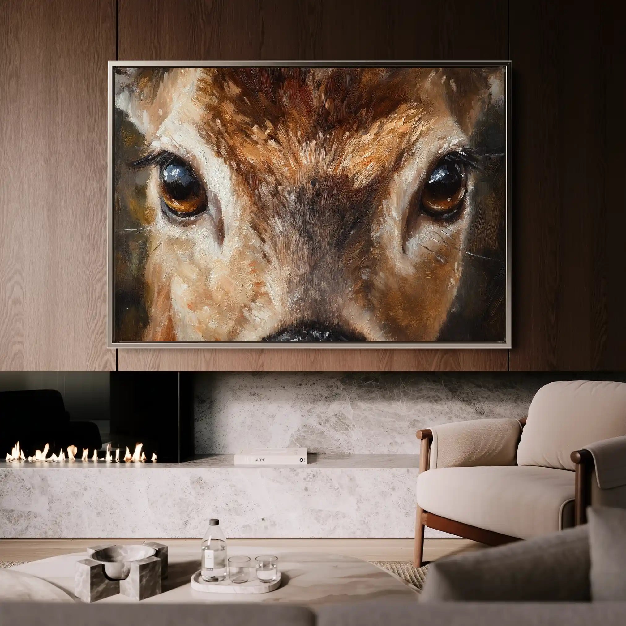 Animals 230 Canvas Art 90 x 60 cm / Stretched on hidden frame
