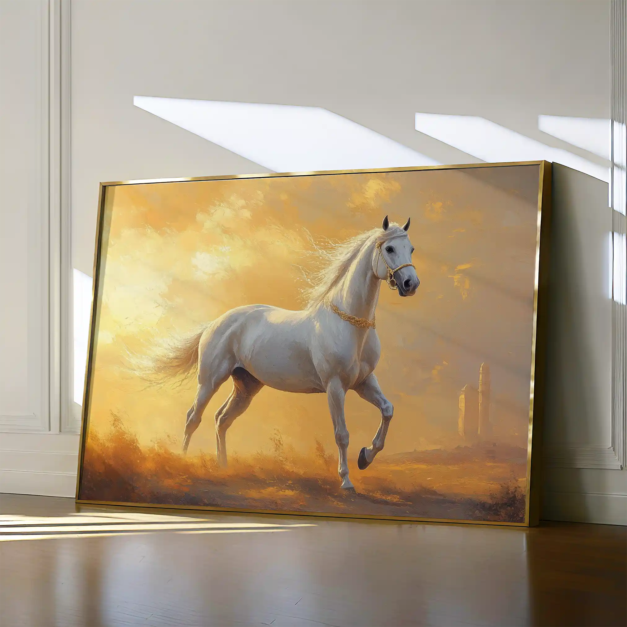 Horses 230 Canvas Art 90 x 60 cm / Stretched on hidden frame