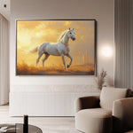 Horses 230 Canvas Art 90 x 60 cm / Stretched on hidden frame