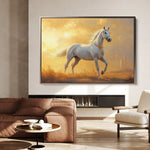 Horses 230 Canvas Art 90 x 60 cm / Stretched on hidden frame