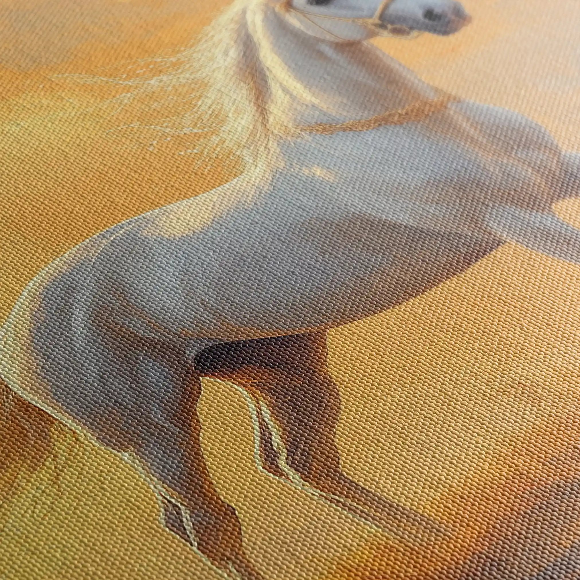 Horses 230 Canvas Art 90 x 60 cm / Stretched on hidden frame