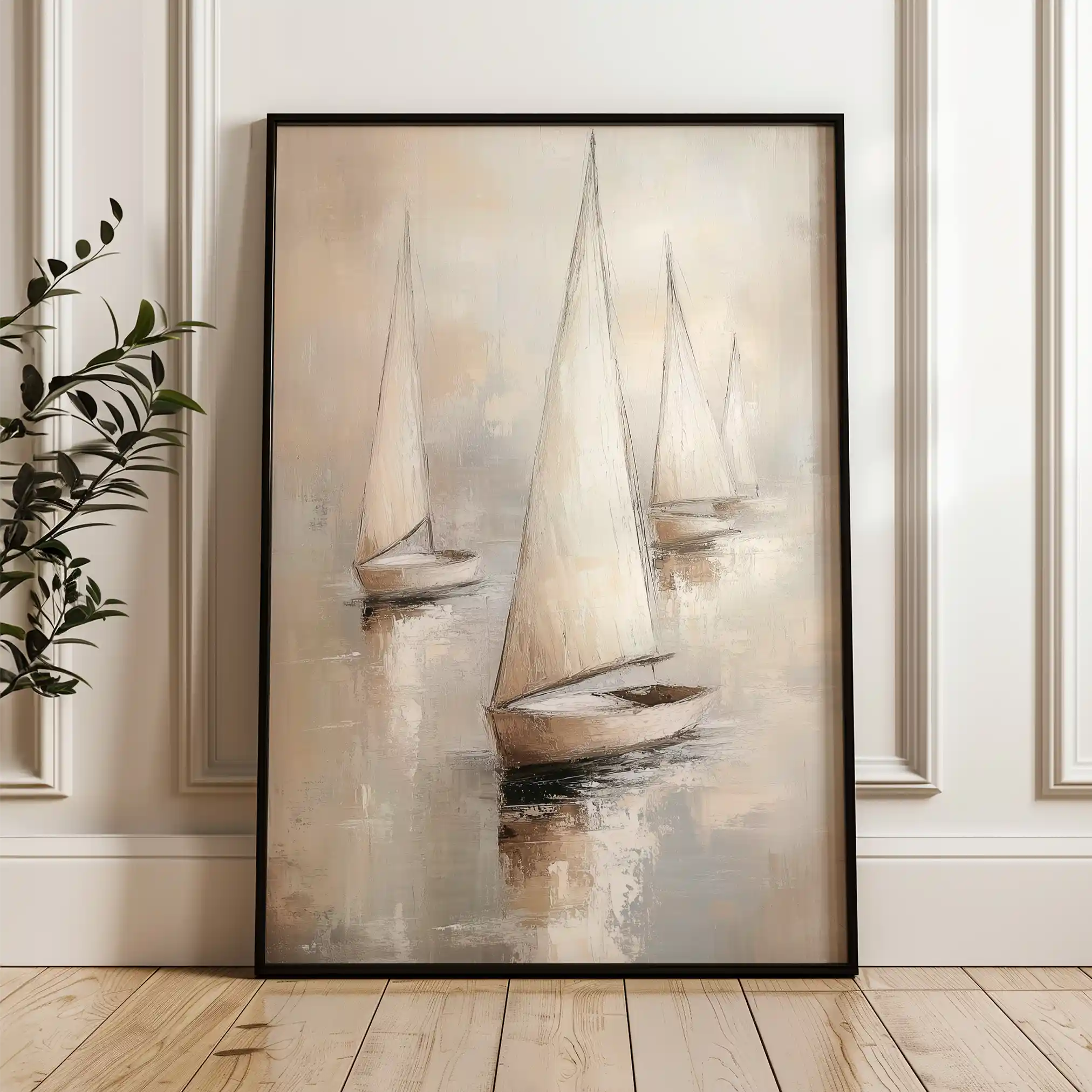 Landscape 230 Canvas Art 90 x 60 cm / Stretched on hidden frame