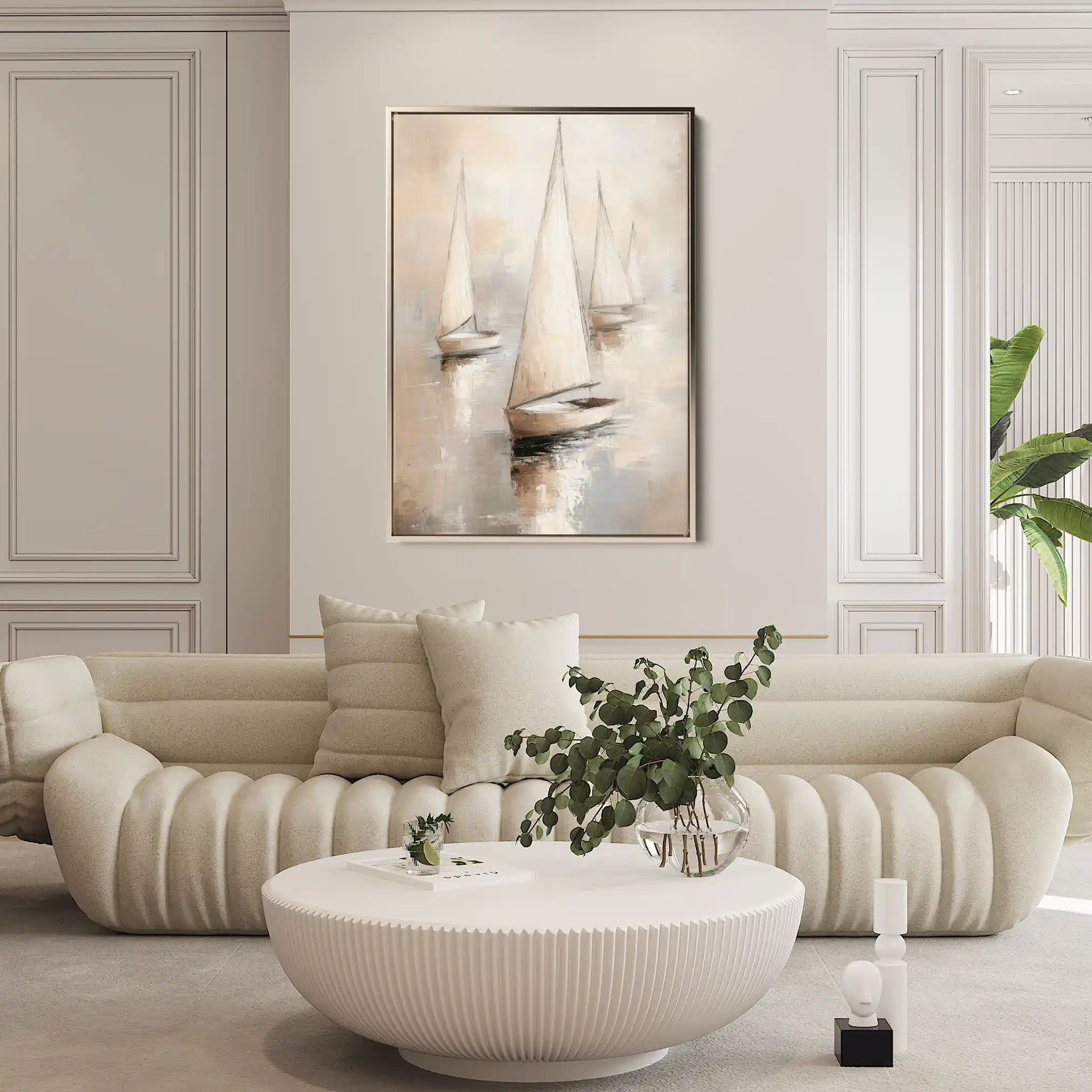 Landscape 230 Canvas Art 90 x 60 cm / Stretched on hidden frame