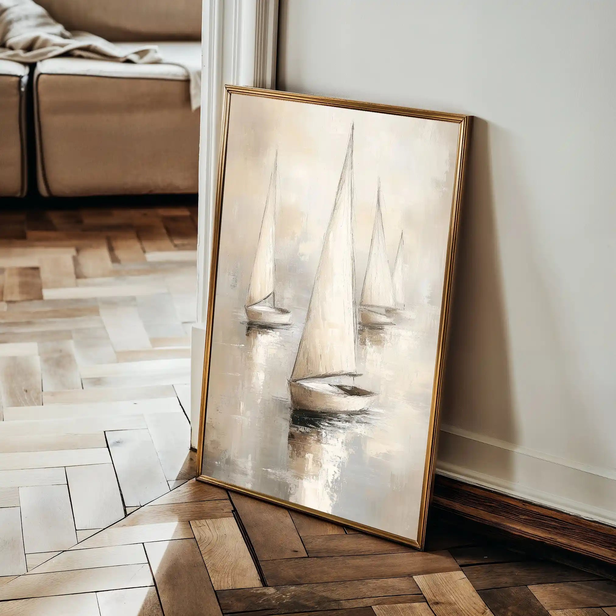 Landscape 230 Canvas Art 90 x 60 cm / Stretched on hidden frame