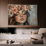 Portrait 230 Canvas Art 90 x 60 cm / Stretched on hidden frame